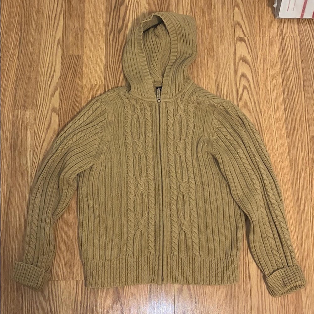 land’s end zip up sweater